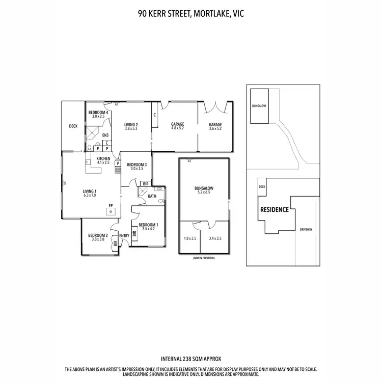 Floorplan of Homely house listing, 90 Kerr Street, Mortlake VIC 3272