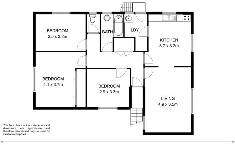 Floorplan of Homely house listing, 35 Calvert Crescent, Herdsmans Cove TAS 7030