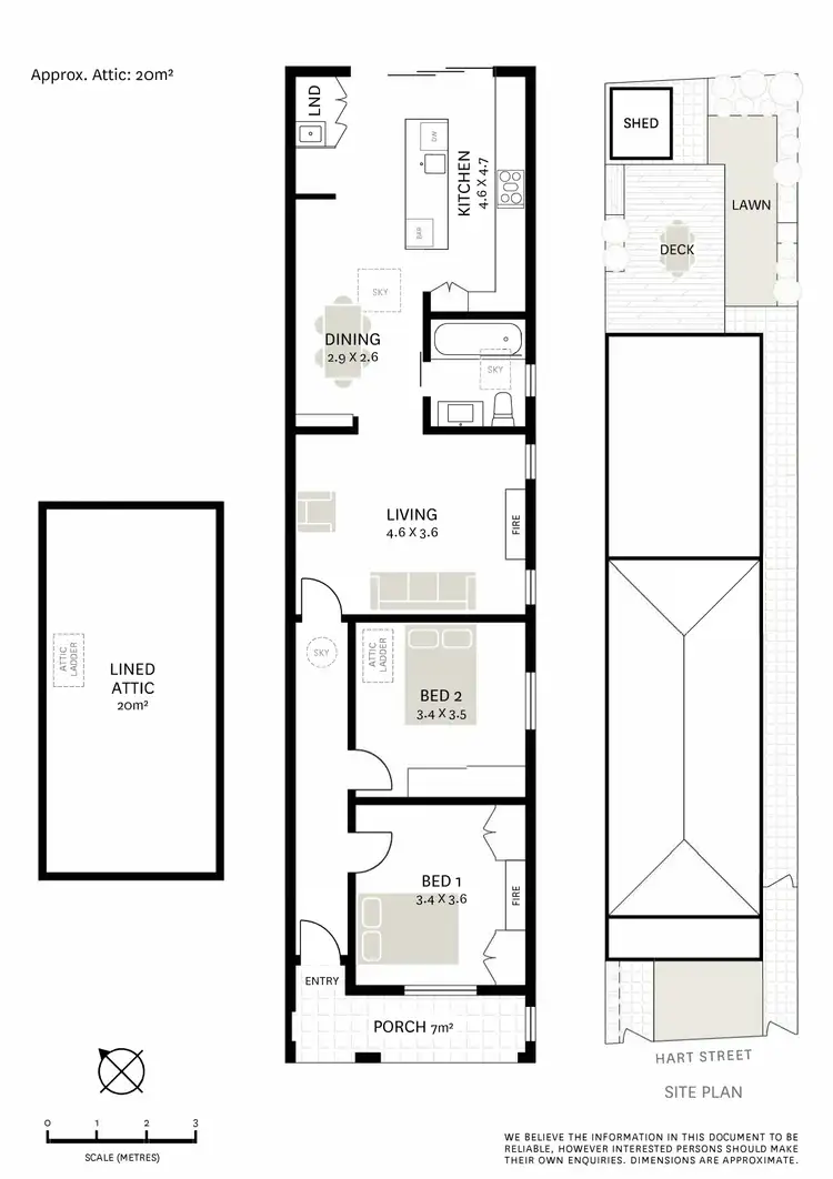 Floorplan of Homely house listing, 41 Hart Street, Tempe NSW 2044