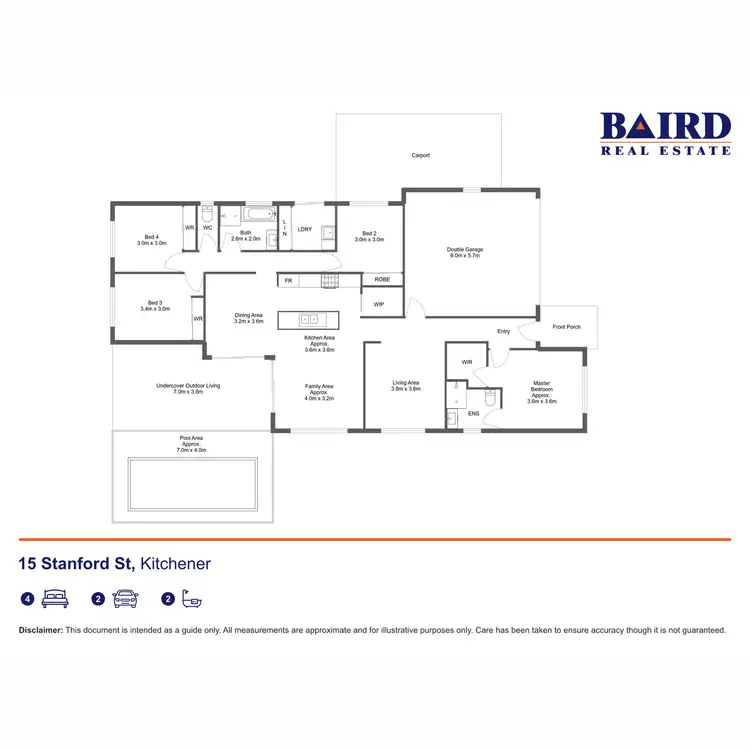 Floorplan of Homely house listing, 15 Stanford Street, Kitchener NSW 2325