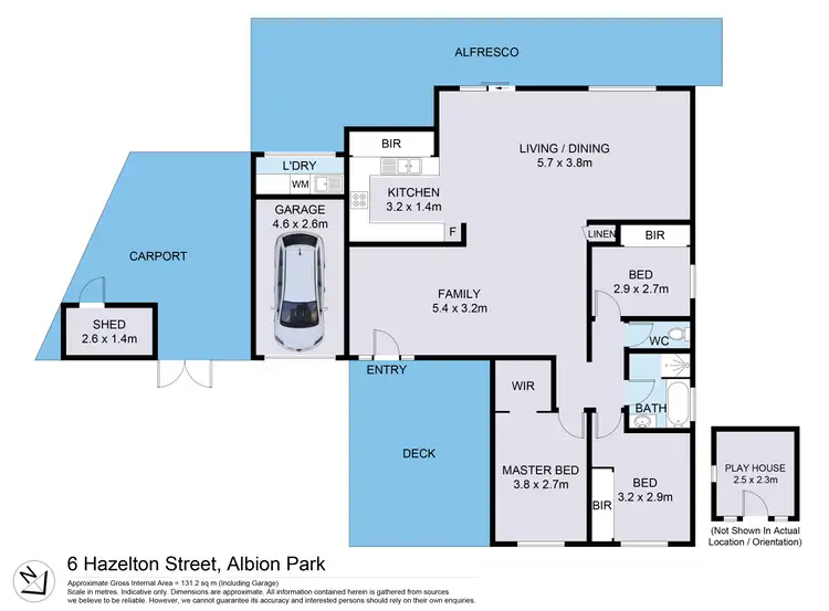 Floorplan of Homely house listing, 6 Hazelton Street, Albion Park NSW 2527