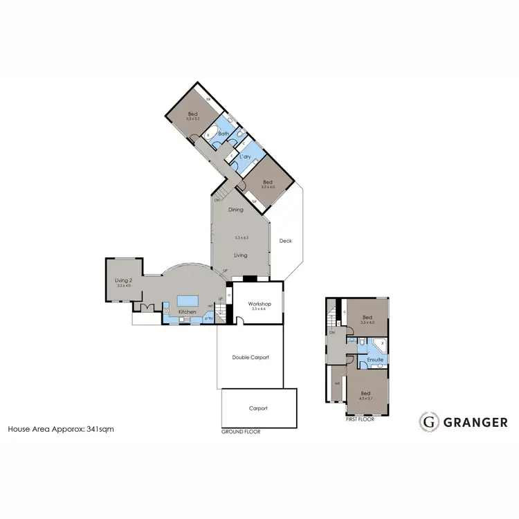 Floorplan of Homely house listing, 4 Monte Vista Court, Rye VIC 3941
