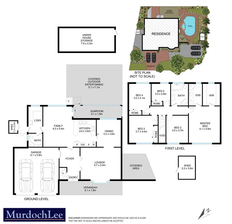 Floorplan of Homely house listing, 5 Chadley Court, Cherrybrook NSW 2126