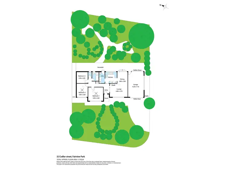 Floorplan of Homely house listing, 32 Crafter Street, Fairview Park SA 5126