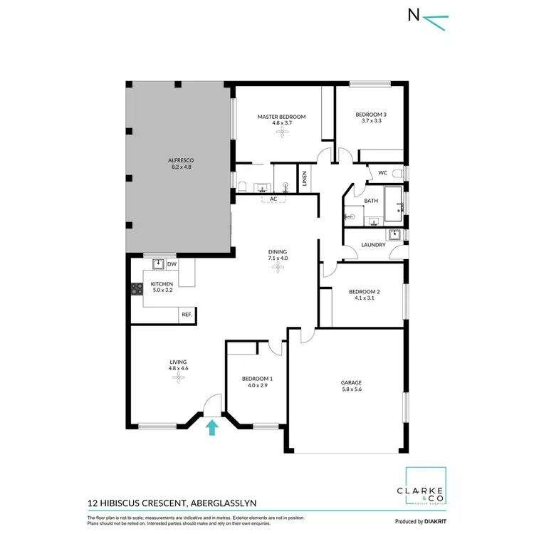 Floorplan of Homely house listing, 12 Hibiscus Crescent, Aberglasslyn NSW 2320