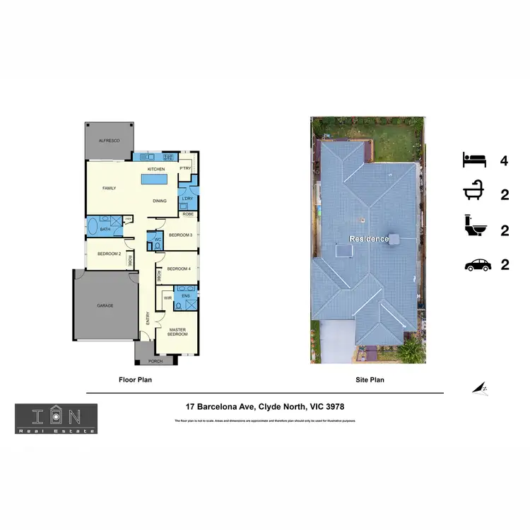 Floorplan of Homely house listing, 17 Barcelona Avenue, Clyde North VIC 3978