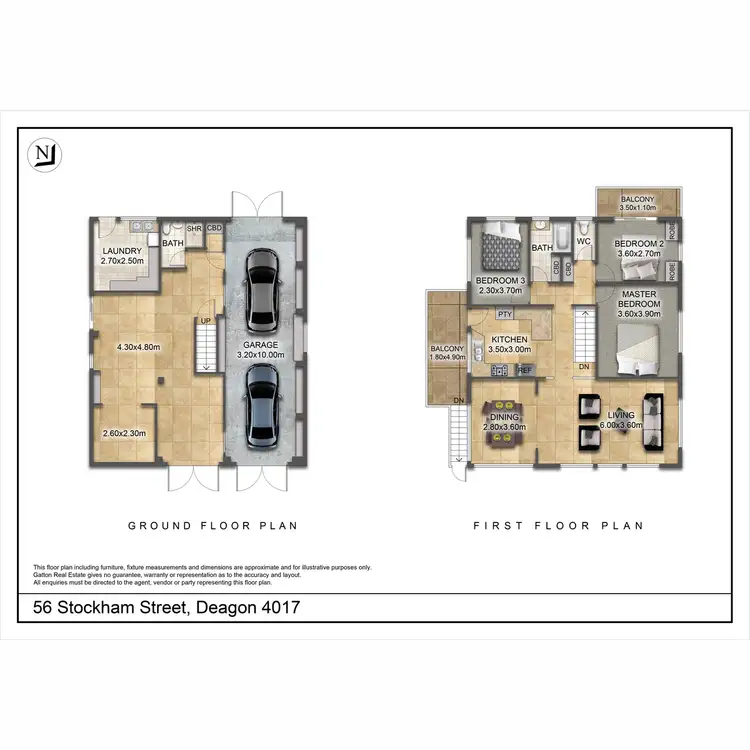 Floorplan of Homely house listing, 56 Stockham Road, Deagon QLD 4017