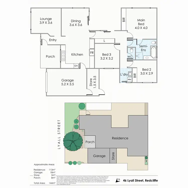 Floorplan of Homely house listing, 46 Lyall Street, Redcliffe WA 6104