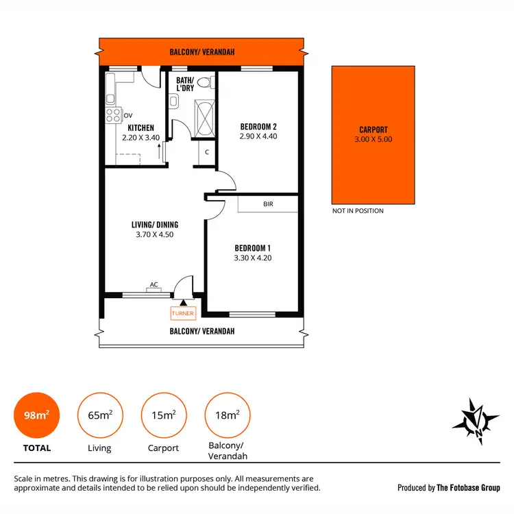Floorplan of Homely unit listing, 7/383 Marion Road, Plympton SA 5038