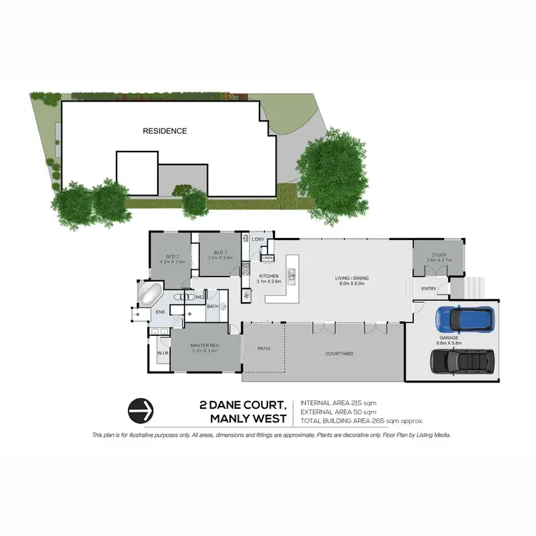 Floorplan of Homely house listing, 2 Dane Court, Manly West QLD 4179