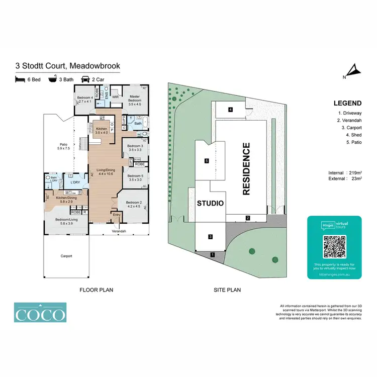 Floorplan of Homely house listing, 3 Stodtt Court, Meadowbrook QLD 4131
