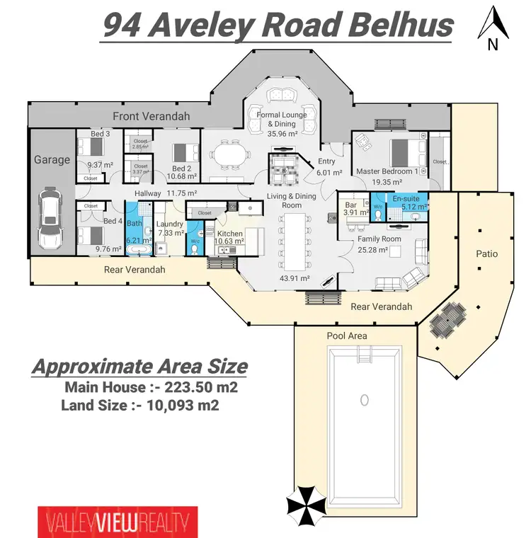 Floorplan of Homely rural property listing, 94 Aveley Road, Belhus WA 6069