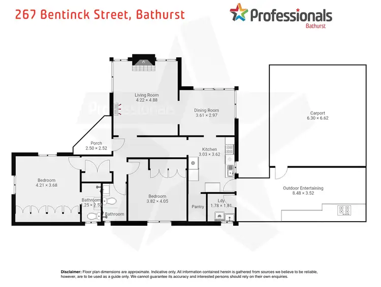 Floorplan of Homely house listing, 267 Bentinck Street, Bathurst NSW 2795