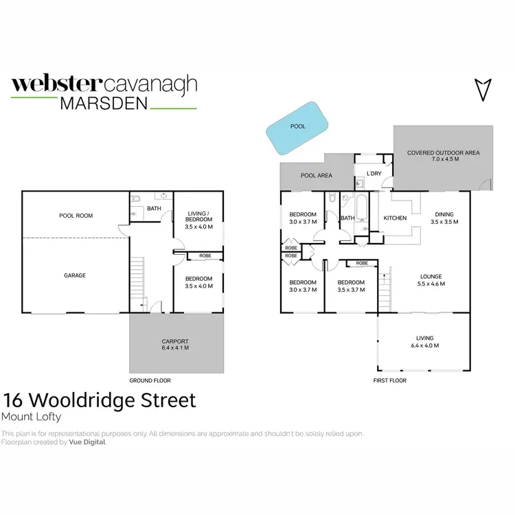 Floorplan of Homely house listing, 16 Wooldridge Street, Mount Lofty QLD 4350