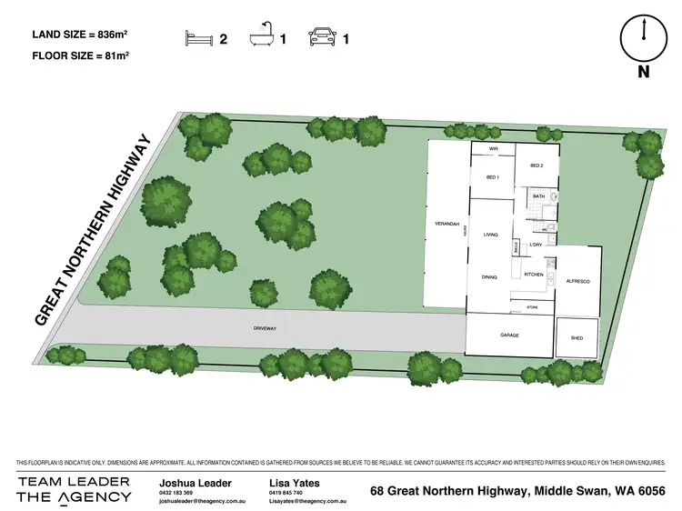 Floorplan of Homely house listing, 68 Great Northern Highway, Middle Swan WA 6056