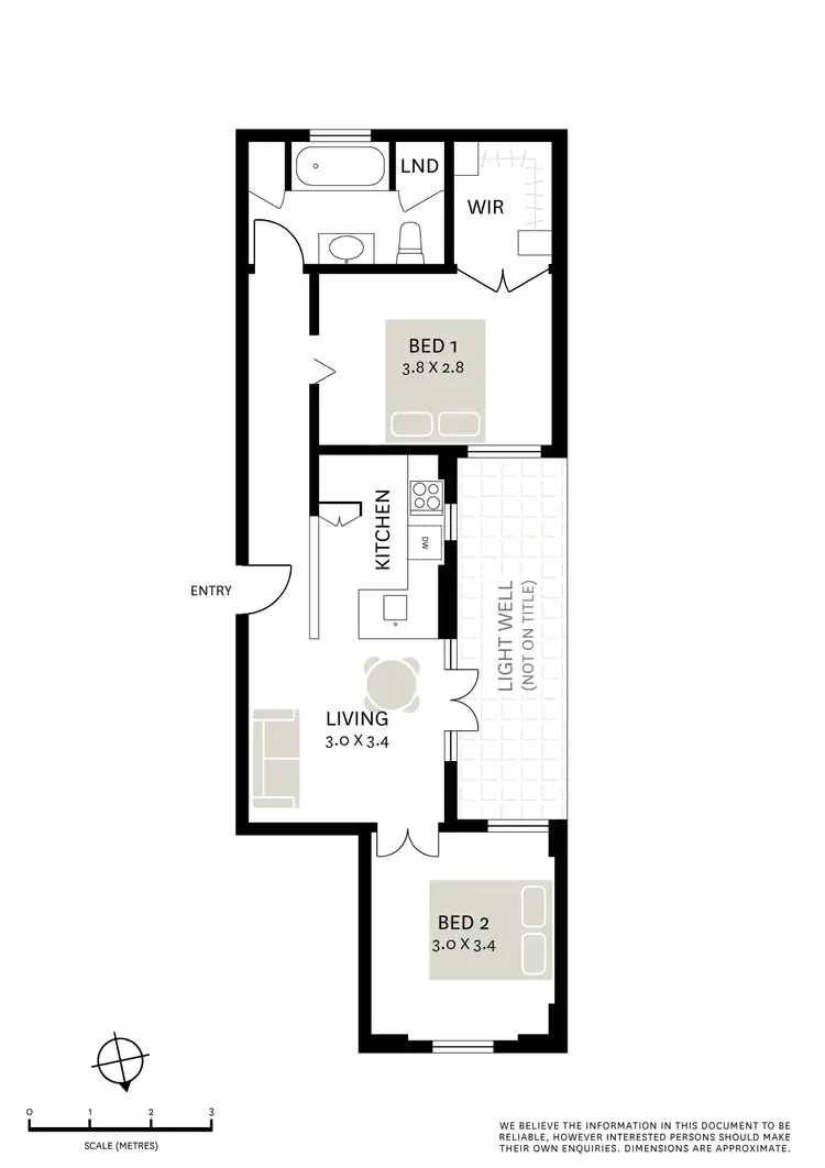 Floorplan of Homely apartment listing, 1/11-17 Stanley Street, Darlinghurst NSW 2010