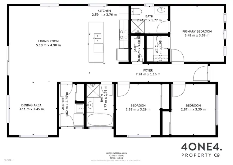 Floorplan of Homely house listing, 5 Barrob Street, Old Beach TAS 7017
