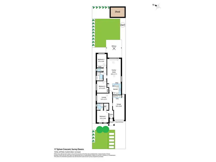 Floorplan of Homely house listing, 17 Sylvan Crescent, Surrey Downs SA 5126
