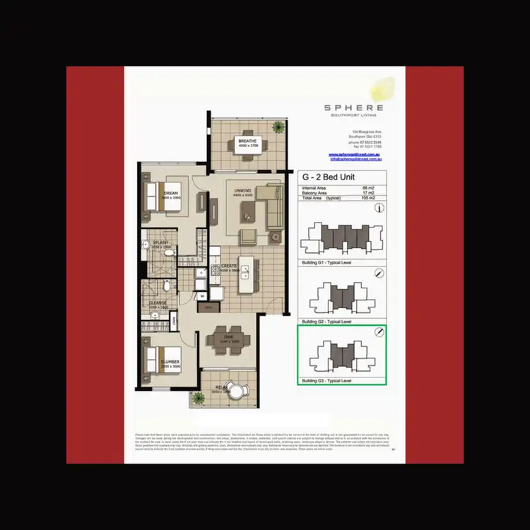 Floorplan of Homely apartment listing, 3/154 Musgrave Avenue, Southport QLD 4215