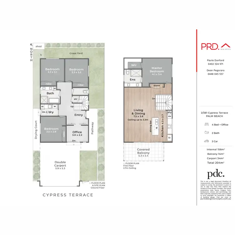 Floorplan of Homely house listing, 2/381 Cypress Terrace, Palm Beach QLD 4221