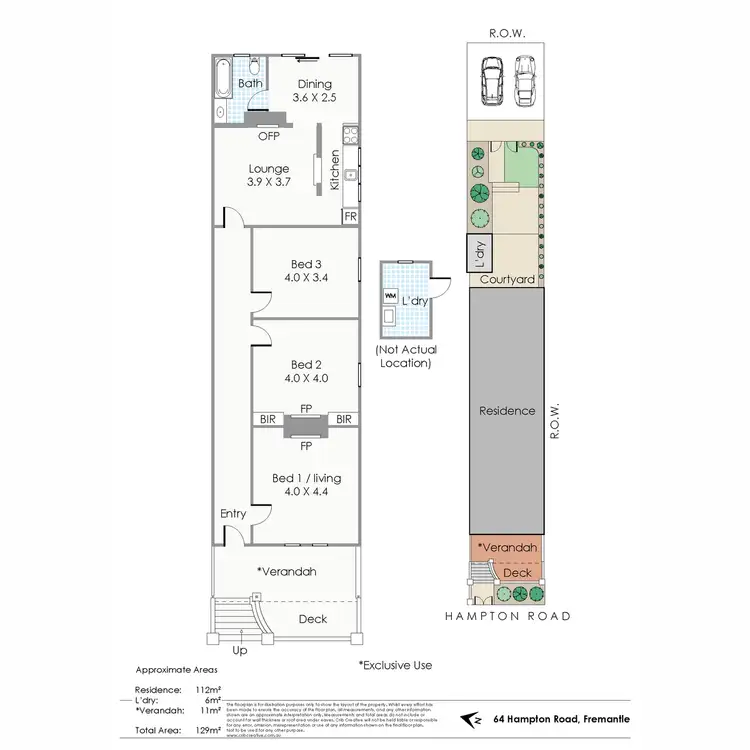 Floorplan of Homely house listing, 64 Hampton Road, Fremantle WA 6160