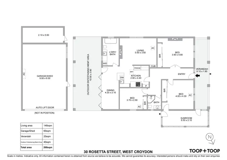 Floorplan of Homely house listing, 30 Rosetta Street, West Croydon SA 5008