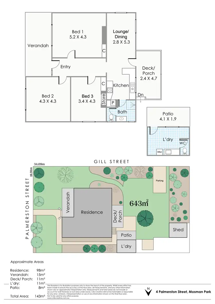 Floorplan of Homely house listing, 4 Palmerston Street, Mosman Park WA 6012