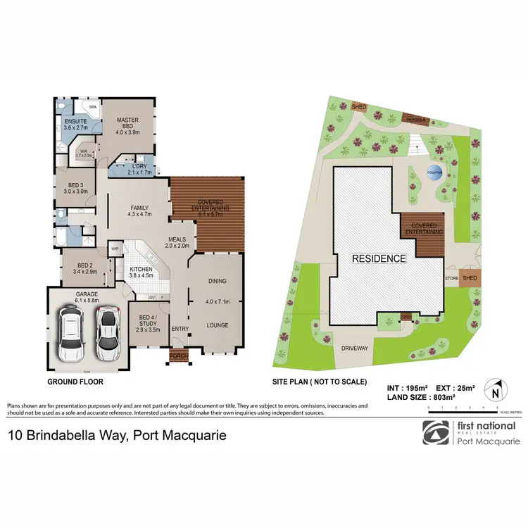 Floorplan of Homely house listing, 10 Brindabella Way, Port Macquarie NSW 2444