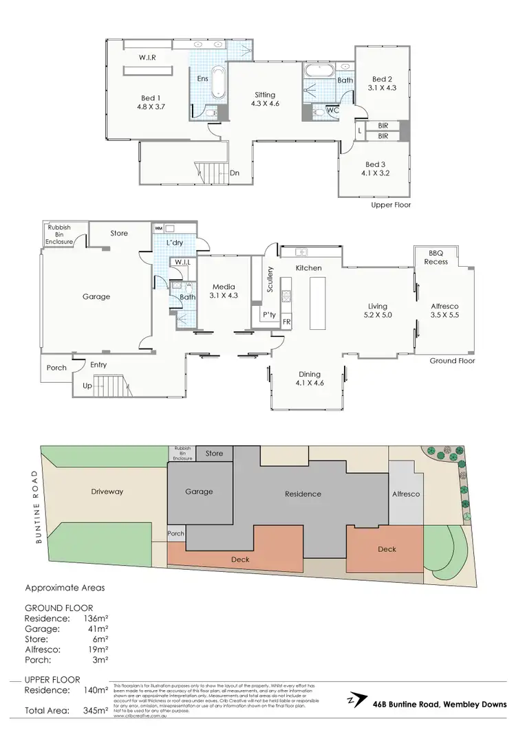 Floorplan of Homely house listing, 46B Buntine Road, Wembley Downs WA 6019