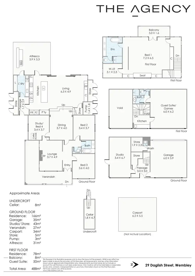 Floorplan of Homely house listing, 29 Daglish Street, Wembley WA 6014