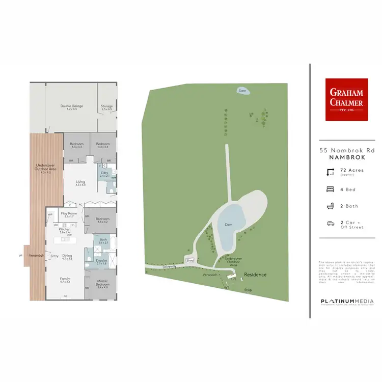 Floorplan of Homely house listing, 55 Nambrok Road, Nambrok VIC 3847