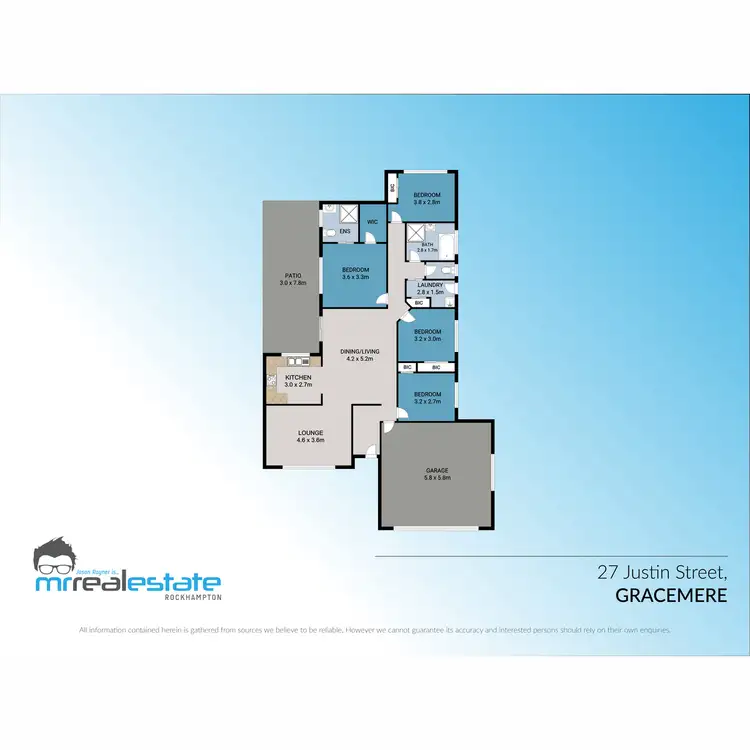 Floorplan of Homely house listing, 27 Justin Street, Gracemere QLD 4702
