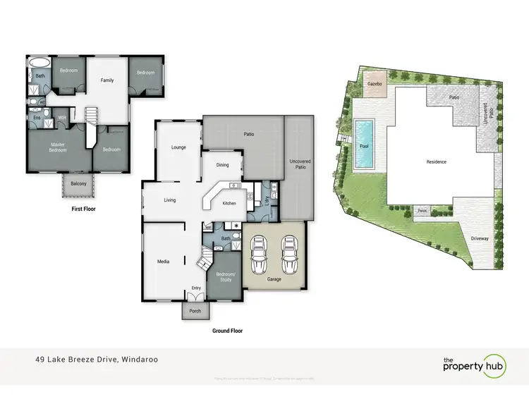 Floorplan of Homely house listing, 49 Lake Breeze Drive, Windaroo QLD 4207