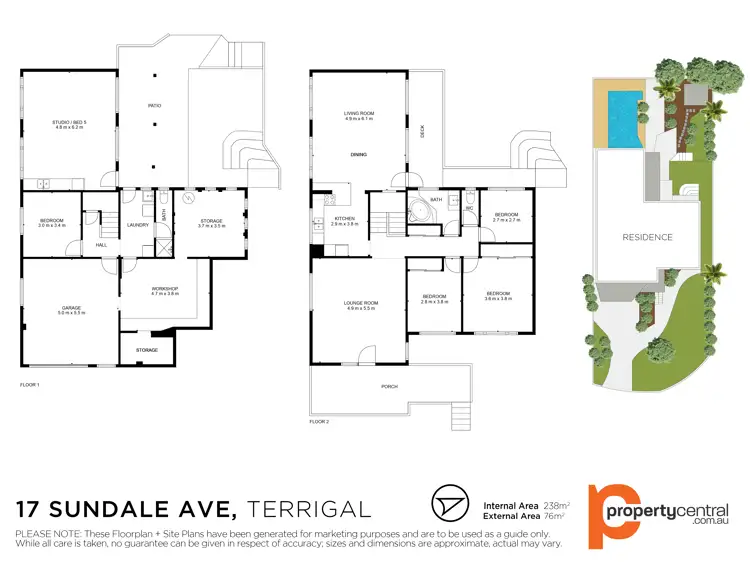 Floorplan of Homely house listing, 17 Sundale Avenue, Terrigal NSW 2260