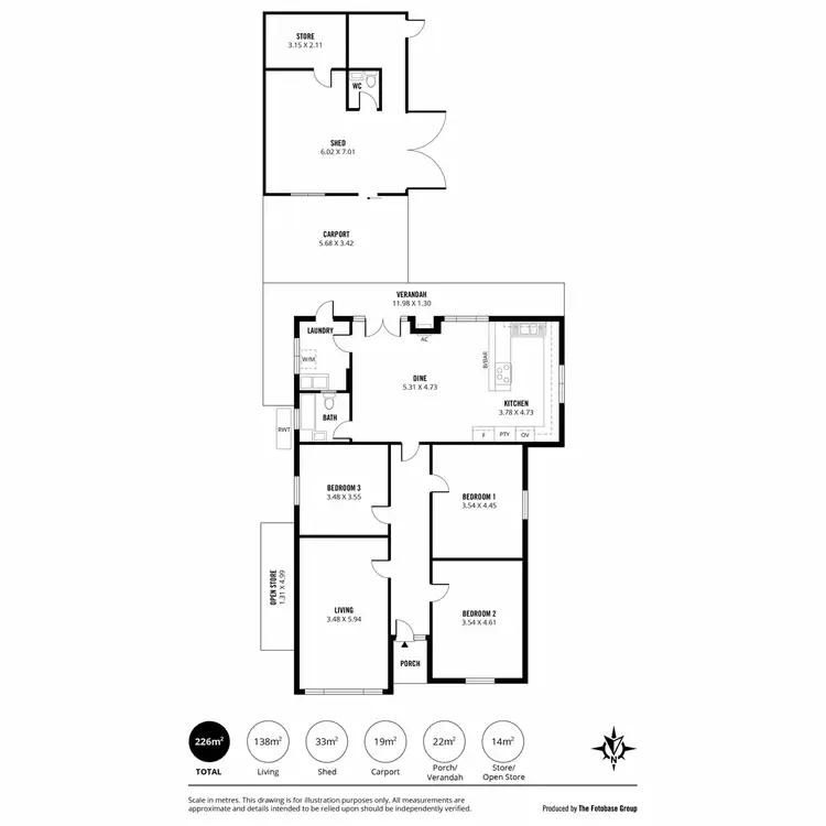 Floorplan of Homely house listing, 20 Glyde Street, Beulah Park SA 5067