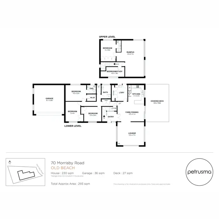 Floorplan of Homely house listing, 70 Morrisby Road, Old Beach TAS 7017
