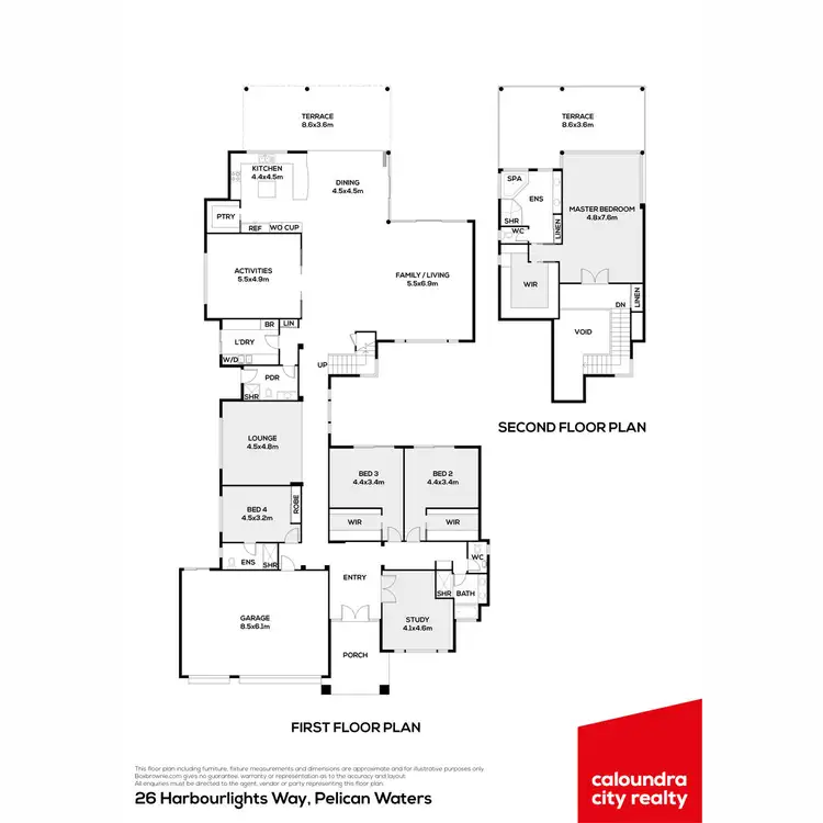 Floorplan of Homely house listing, 26 Harbourlights Way, Pelican Waters QLD 4551