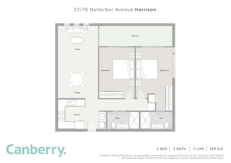 Floorplan of Homely apartment listing, 22/70 Nullabor Avenue, Harrison ACT 2914