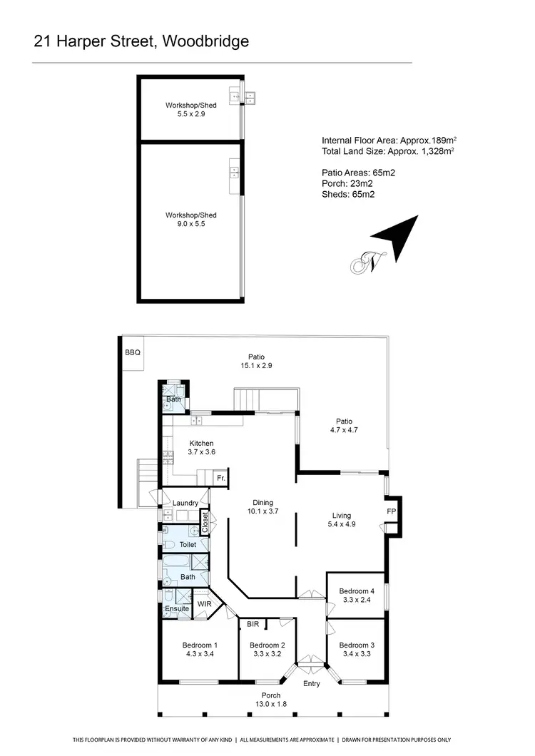 Floorplan of Homely house listing, 21 Harper Street, Woodbridge WA 6056