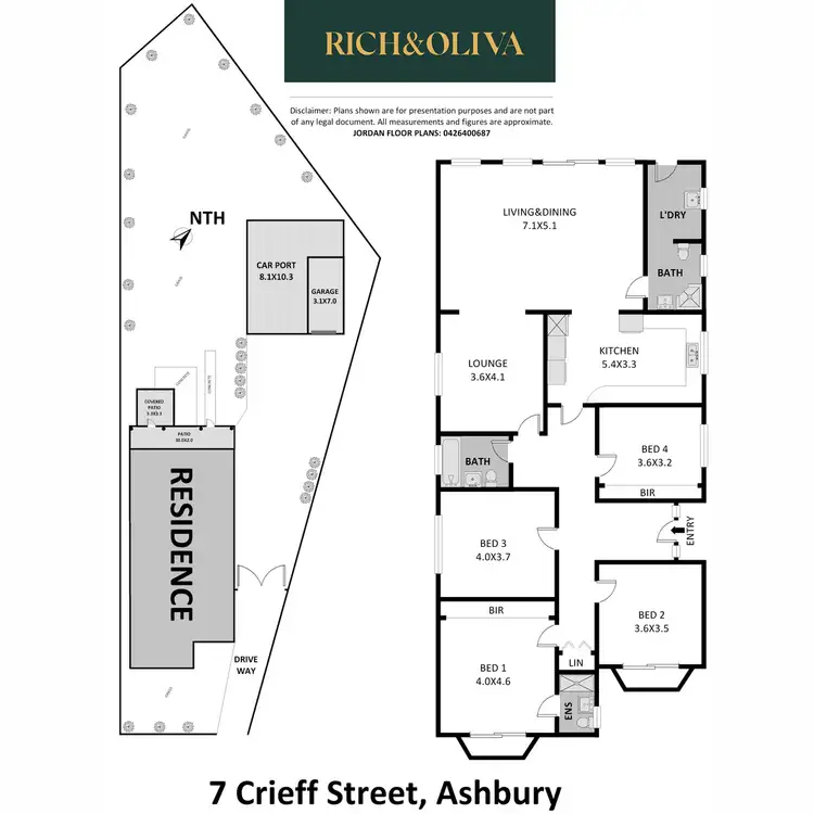 Floorplan of Homely house listing, 7 Crieff Street, Ashbury NSW 2193