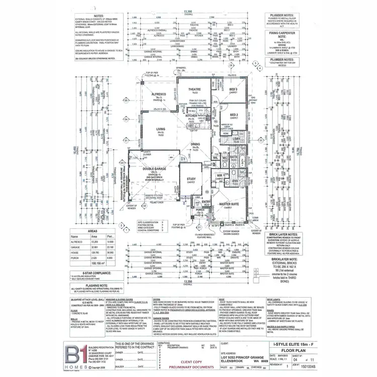Floorplan of Homely house listing, 38 Princep Grange, Ellenbrook WA 6069