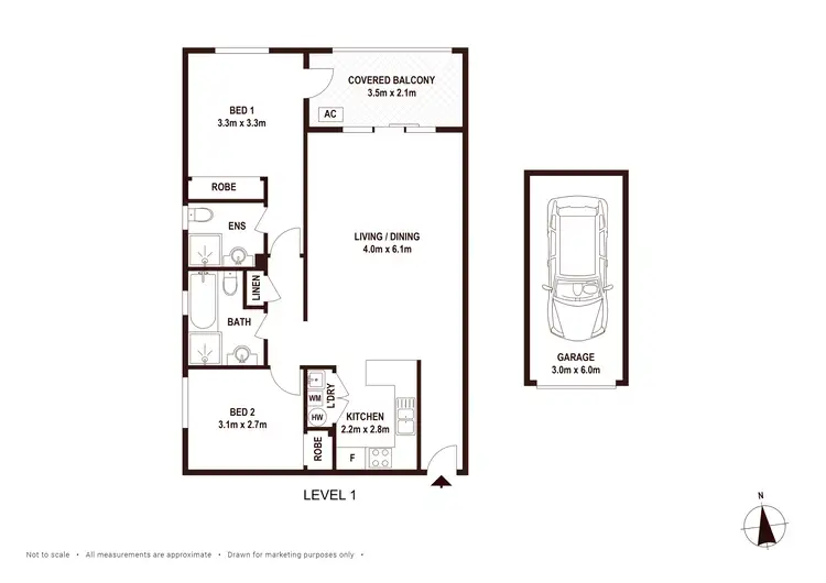 Floorplan of Homely unit listing, 7/19-21 William Street, Hornsby NSW 2077