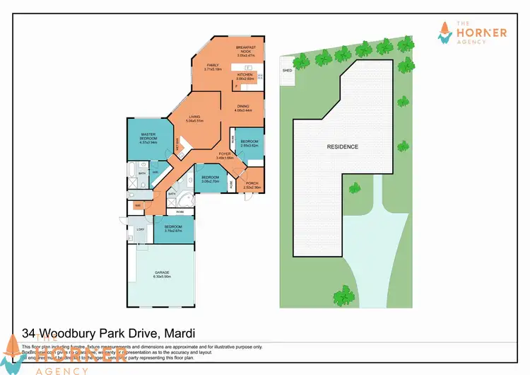 Floorplan of Homely house listing, 34 Woodbury Park Drive, Mardi NSW 2259