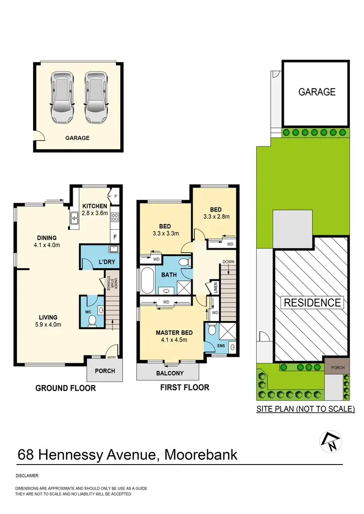 Floorplan of Homely house listing, 68 Hennessy Avenue, Moorebank NSW 2170