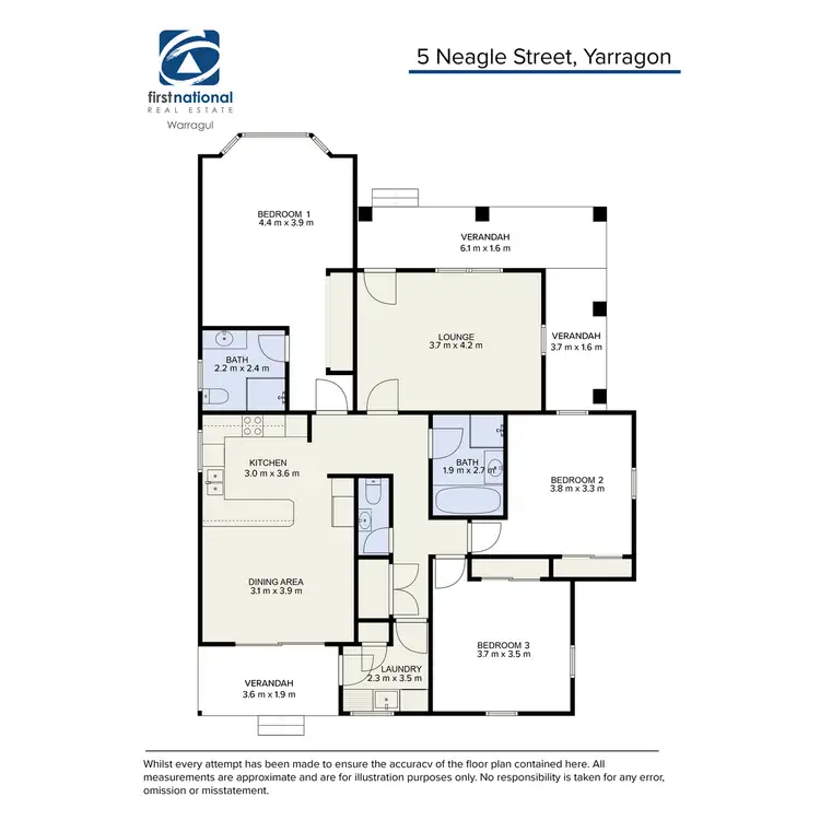 Floorplan of Homely house listing, 5 Neagle Street, Yarragon VIC 3823