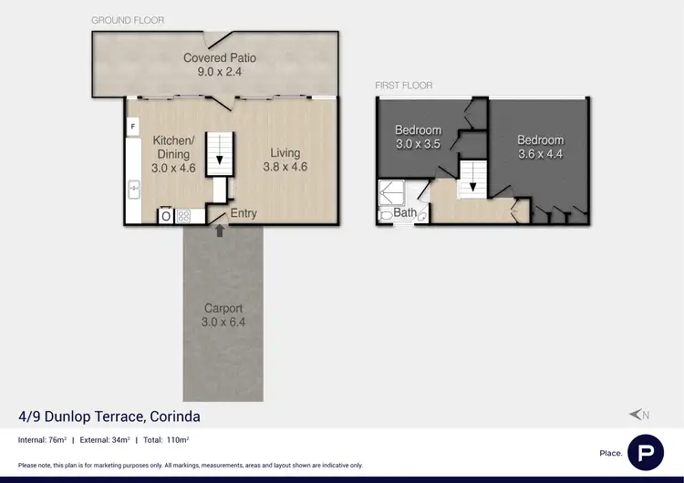 Floorplan of Homely unit listing, 4/9 Dunlop Terrace, Corinda QLD 4075