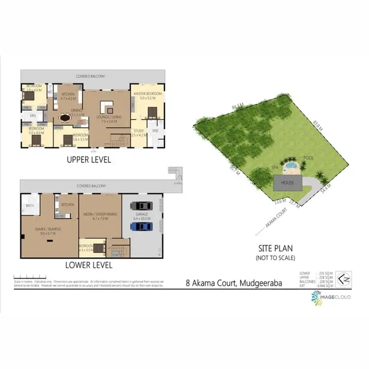 Floorplan of Homely house listing, 8 Akama Court, Mudgeeraba QLD 4213