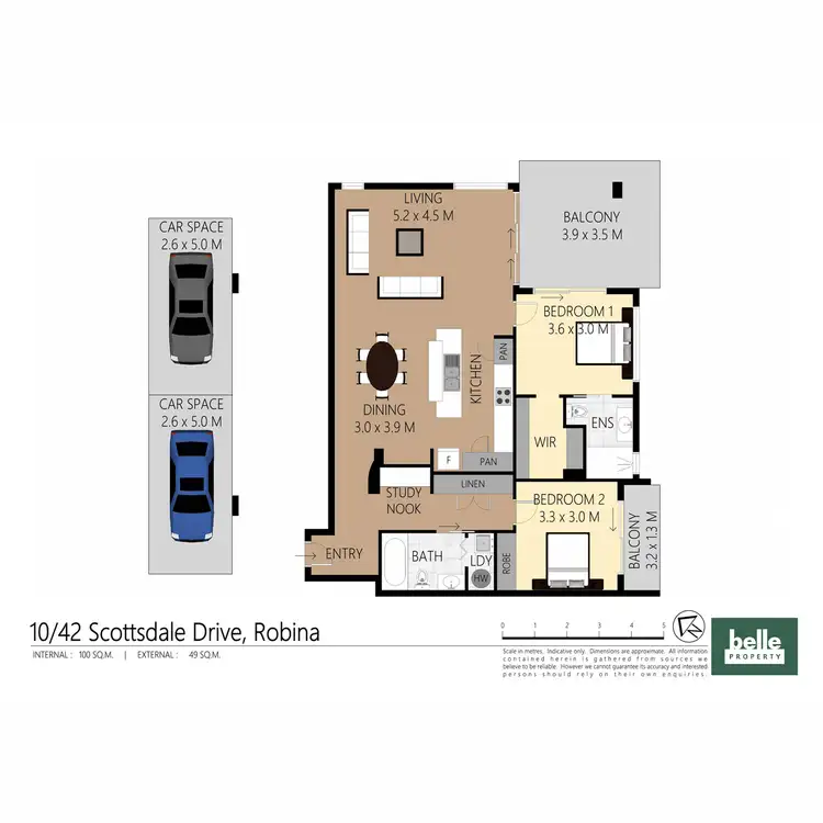 Floorplan of Homely unit listing, 10/42 Scottsdale Drive, Robina QLD 4226