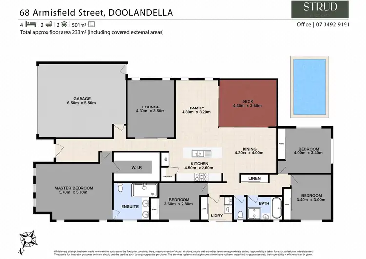 Floorplan of Homely house listing, 68 Armisfield Street, Doolandella QLD 4077
