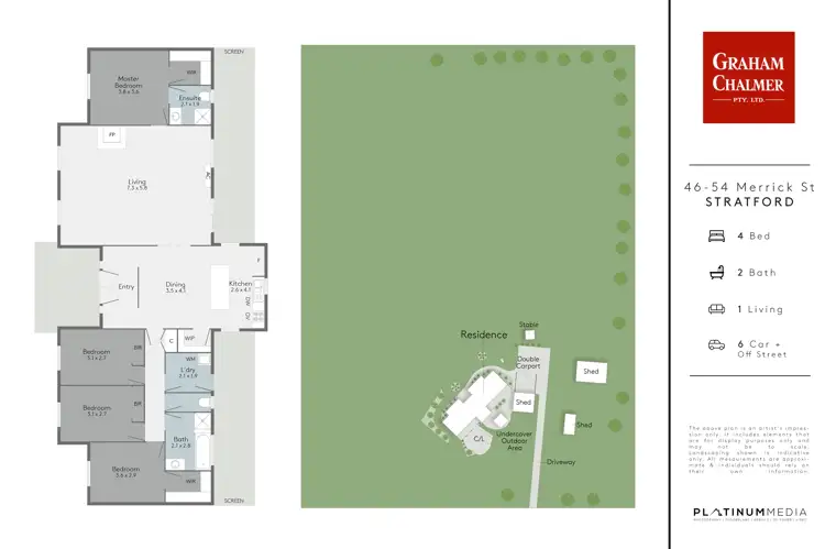 Floorplan of Homely house listing, 46-54 Merrick Street, Stratford VIC 3862